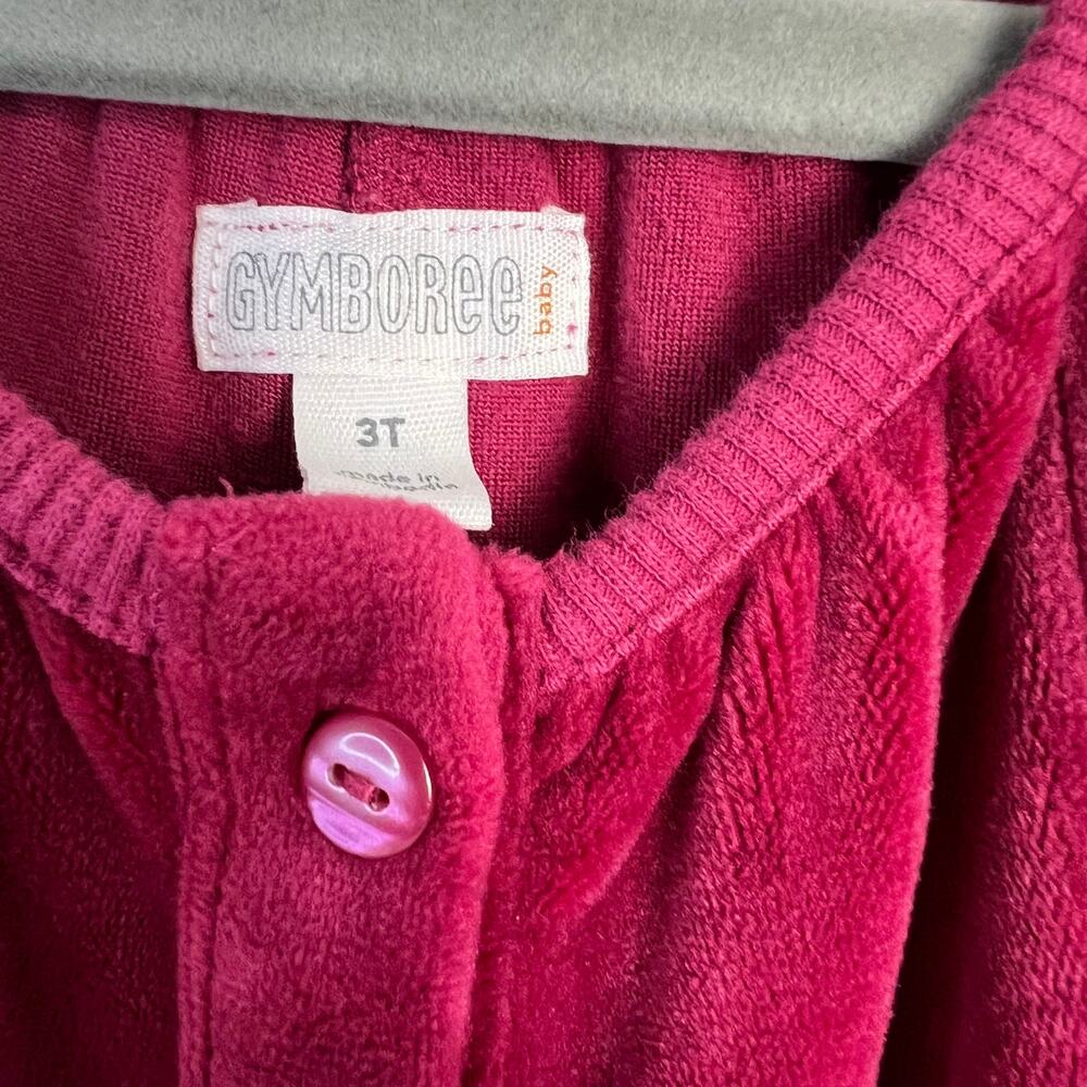 Gymboree Toddler‎ Velvet Jumpsuit Romper 3T - Picture 2 of 2